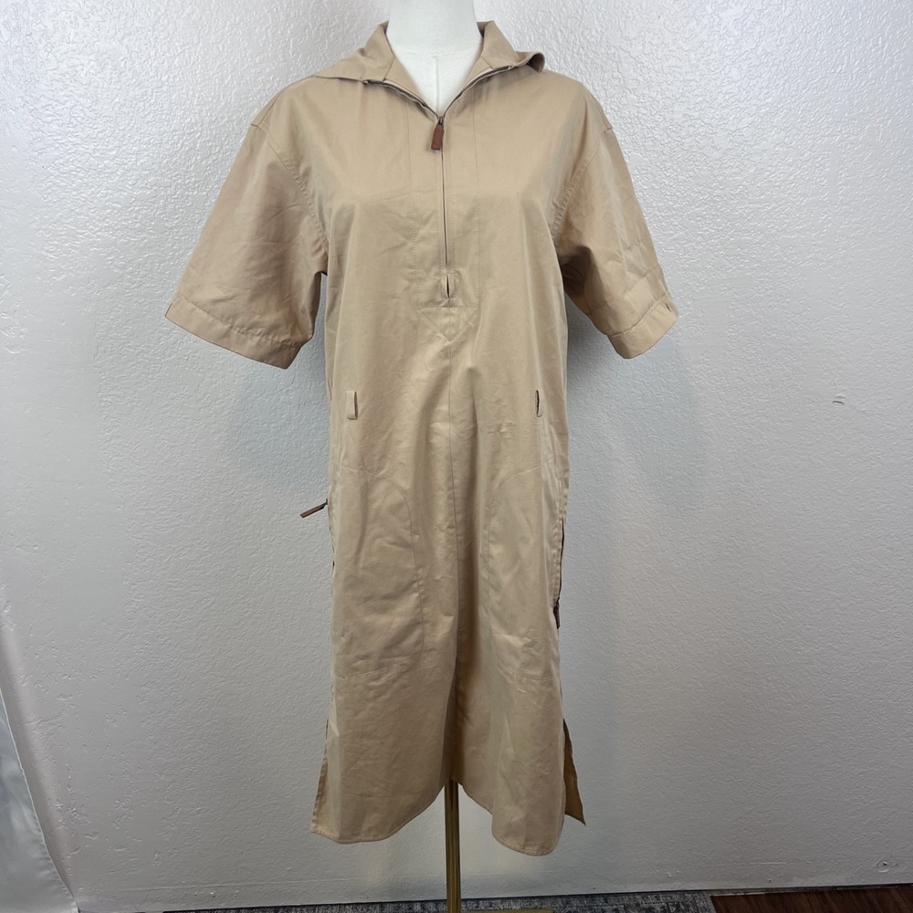 Ralph Lauren Purple Label Gabriella Dress Show Sample Tan Womens S Safari Luxury